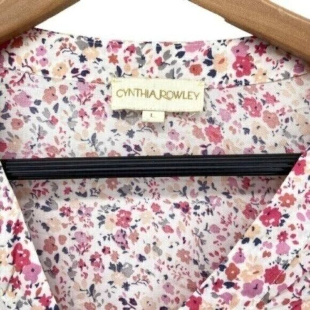Cynthia Rowley Floral Peasant Blouse - Picture 3 of 9